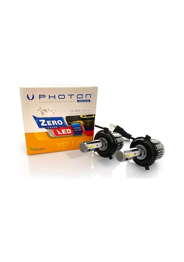Photon Zero H4 Limon Sarısı Xtreme Yellow +3 Plus Fansız Led