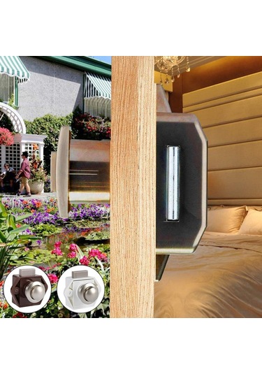 Adet Anahtarsız Basmalı Düğme Kilidi, Mobilya Kapı Kilidi, Düğme Kilidi