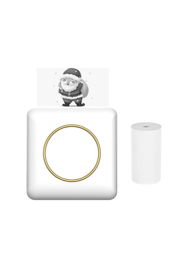 Skycity C20 Mini Termal Etiket Yazıcı, 203 Dpı, 57x25mm Kağıt İle, Bt Bağlantılı, Dahili Pil, El Defteri-fotoğraf-bilet Yazdırma