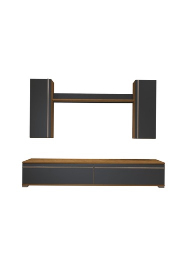 Decoraktiv Eko 5d Mdf Std Tv Ünitesi Tv Sehpası Pera - Antrasit