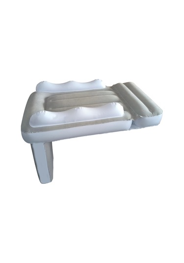 Bebek Şişme Yatak Çocuklar Araba Arka Araba Mat Katlanabilir Uçak Yatak Açık Seyahat Kalınlaşmış Akın Hava Yatağı Açık Gri