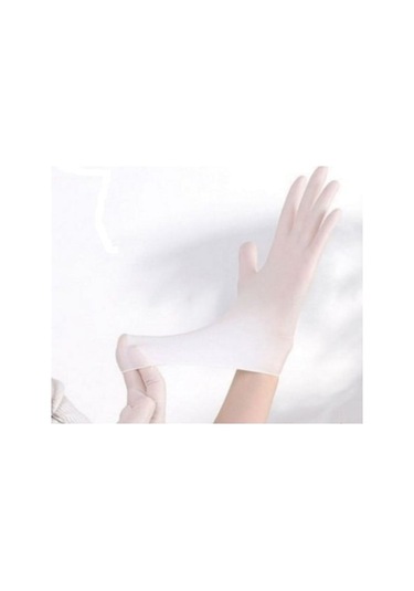 Lateks Pudralı Tek Kullanımlık Hijyen Ameliyat Eldiveni 100'lü M