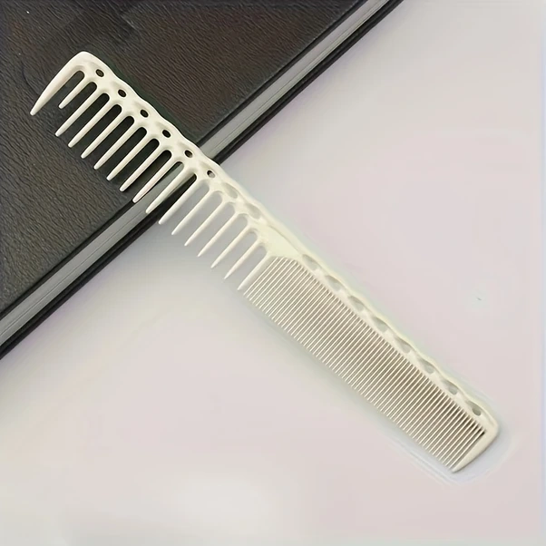 Gateesat Beyaz Saç Stili İçin Karbon Fiber Saç Fırçası Seti - İnce Ve Geniş Dişler