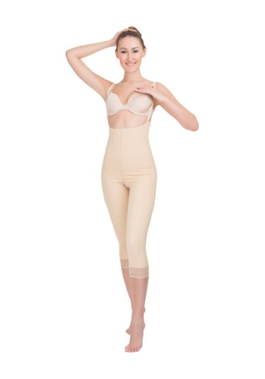 Fermuarli Göğüs ve Diz Alti Liposuction Korse Variteks 221 XL