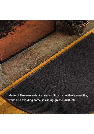 Padalink Ev Ve Doğa Kullanıma Uygun 500x1000mm Cam Fiber Yangın Engelleme Matı - Zemin Koruyucu Yangın Giderici Döşeme Ve Mangal Altı Koruma Bez