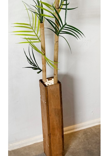 Yapay Çiçek Saksılı Çiçek Dekoratif Saksılık 100 Cm 2150