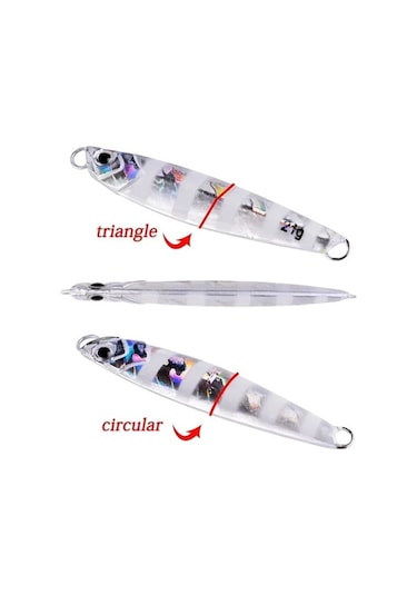 Tongxida Yavaş Batan Metal Dökum Jig Kaykik Seti 7g-40g Aorace Balıkçılık Yemi, 5 Adet/kutu, 20 Renk