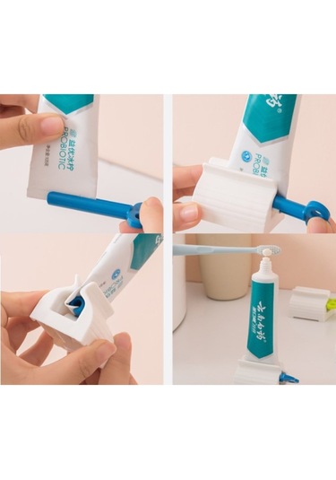 Diş Macun Sıkacağı , Çevirmeli Diş Macunu Sıkacağı 1 Adet Açık Mavi