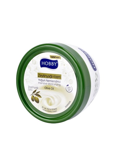 Hobby Zeytinyağlı Yoğun Nemlendirici El ve Vücut Kremi 200 ML