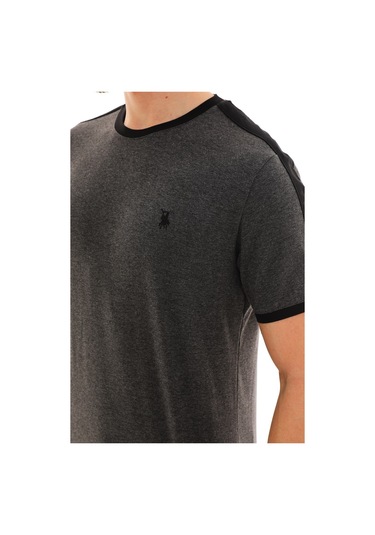 T8584 Dewberry Erkek T-shırt-antrasit Antrasit