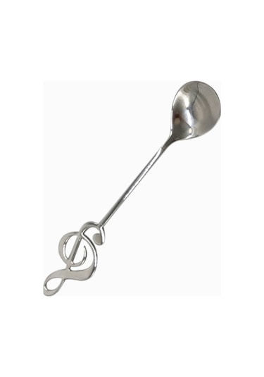 Skycity 304 Paslanmaz Çelik Gitar Şekilli Kahve Kaşığı - Müzik Stili Karıştırıcı, Gümüş Rengi Diğer