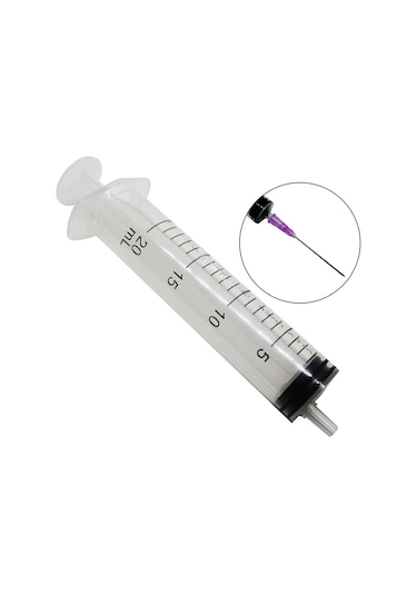 20 Cc 3 Parça Contalı Pembe Uçlu Enjektör 250 Adet