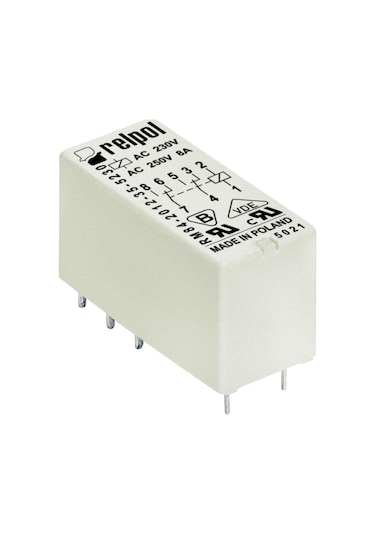 Relpol Rm84-2012-25-5230 - 230 Vac 8a - Çift Kontak Röle