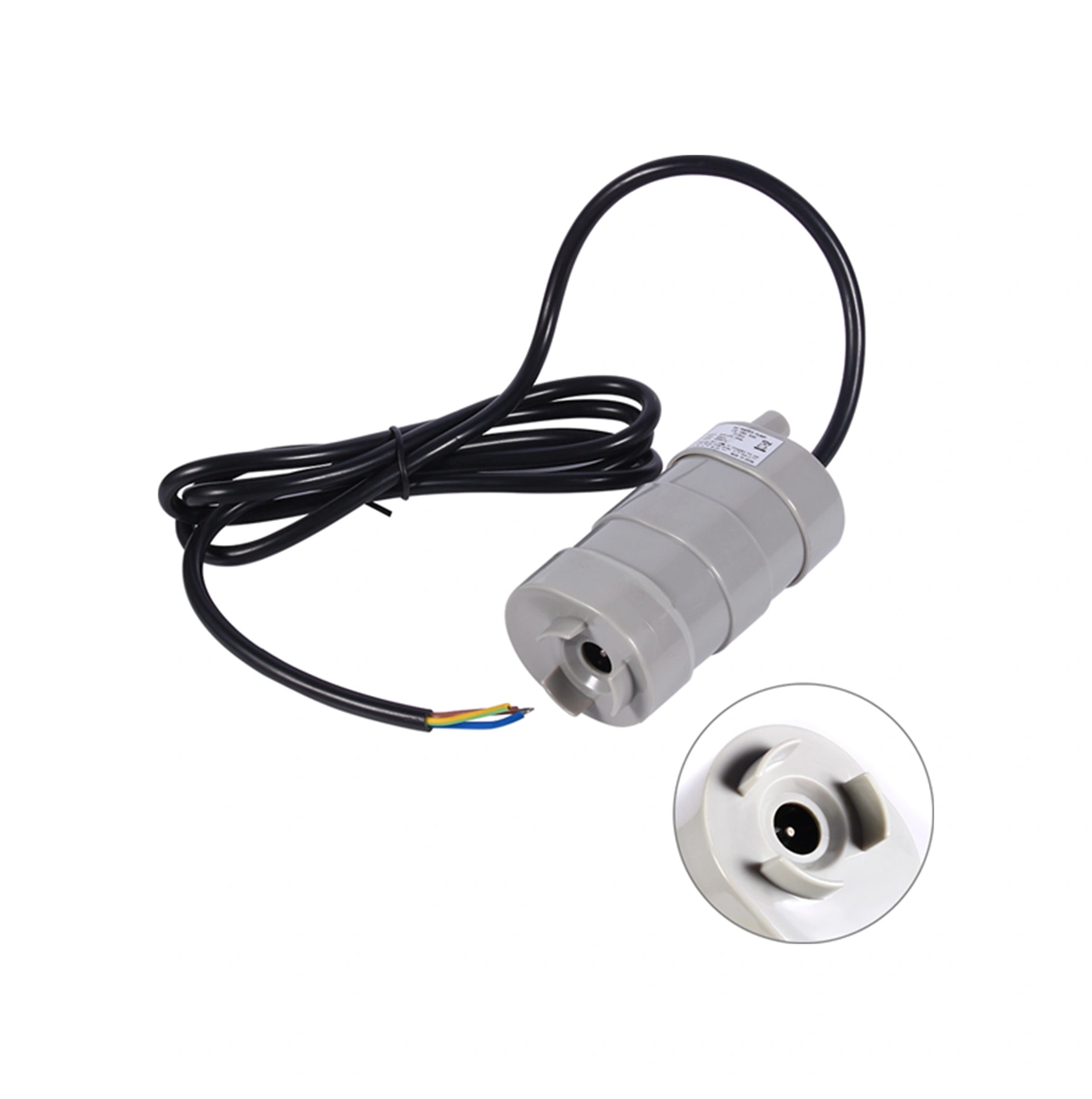 Mufunye 12v Dc 1000l/h Mikro Daldırma Pompa, 5m Su Yüksekliği, Seramik Mil, 1.5m Siyah Teli - Bahçe Fıskiyesi, Sulama