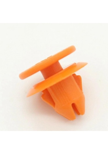 Konesam Volvo V70 Xc70 Xc90 2001-2016 İçin 100 Adet Plastik Kollu Klips, 8659732 Parça Numaralı Fender Ve Body Molding Sabitleyici Turuncu