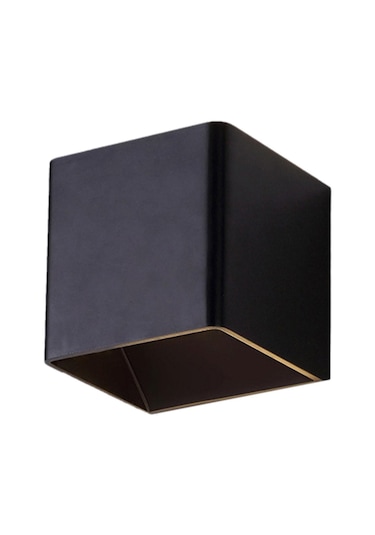 Suntek Duvar Lambası Yukarı Aşağı Işıklar Alüminyum Siyah Siyah