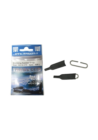 Trabucco Shrinking Rubber Snap Klips L