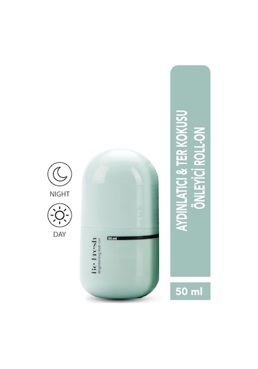 Be Fresh Brightening Aydınlatıcı ve Ter Kokusu Önleyici Roll-On 50 ﻿﻿ML