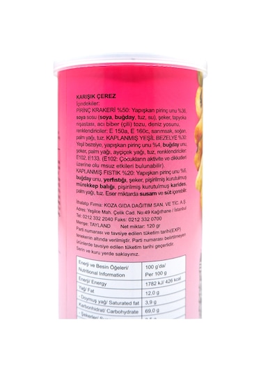 Khao Shong Nuts Karışık Pirinç Kraker 120 G