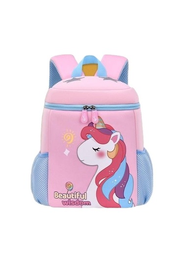 Anaokulu Çocuk Okul Çantası 3-6 Yaş Erkek Ve Kız Okul Giriş Erkek Bebek Kız Anti-kayıp Sırt Çantası Fxsj0x Pembe