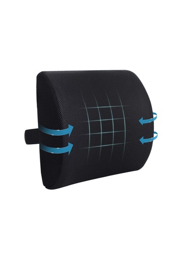 Deva Medikal Ortopedik Sırt Minderi Bel Destek Yastığı Visco Araç Ofis Yastık