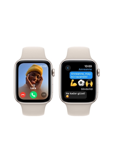 Apple Watch SE 2 (2023) GPS 44 MM Alüminyum Kasa Spor Kordon M/L Akıllı Saat (Apple Türkiye Garantili)