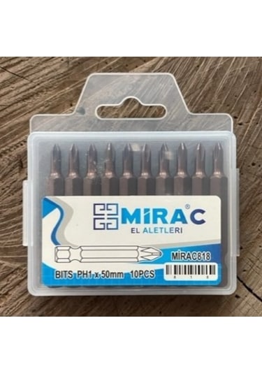 Mrc Ph1 İnce Bits Uç Mıknatıslı İnce Yıldız Uç Ph1 Vida Sıkma Ucu 50mm 10adet