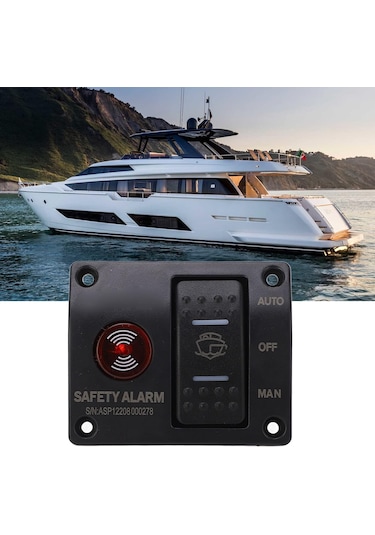Sintine Pompası Kontrol Paneli. Alarmlı. Seaflo. 12V