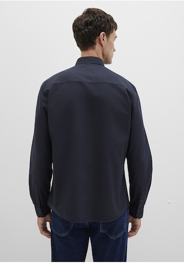 Mavi - Lacivert Gömlek 0211673-70489 Lacivert