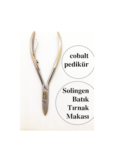 Solingen Batık Tırnak Makası Pedikür Pensi