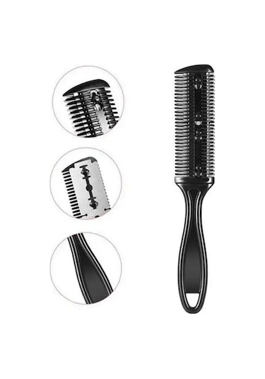 Renkli Jiletli Tarak Siyah Çok Renkli