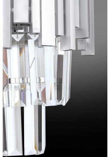 İstanbul Avize Vera Gümüş Lüx Tabut Taşlı Aplik