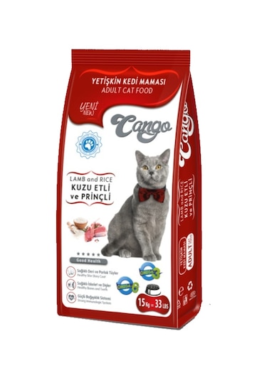Cango Kuzu Etli Yetişkin Kedi Maması 1 KG