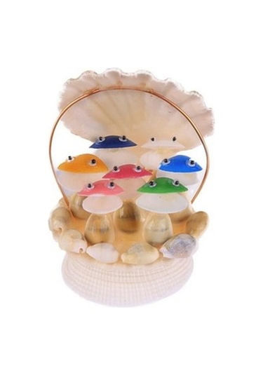 Dekoratif Doğal Deniz Kabuklu Koro Biblo