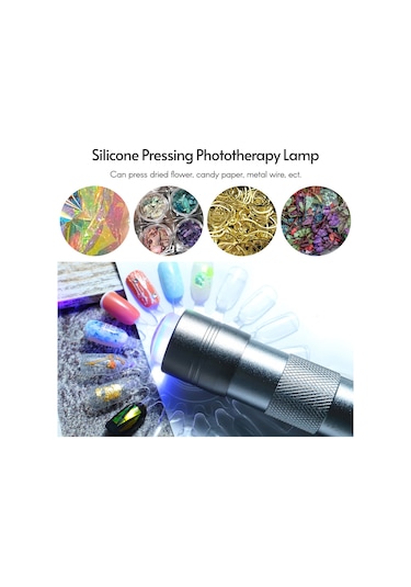 Yifomall Taşınabilir Mini Led Tırnak Kurutma Lambası - 12 Led'li Hızlı Kurutucu