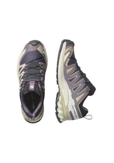 Salomon Xa Pro 3d V9 Gore-tex Kdn Nine Iron/oxford Tan/alfalfa Outdoor Ayakkabı L47744700 Mor