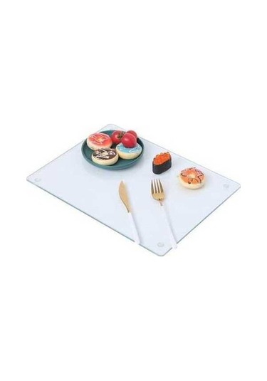 Fastbuy Şeffaf Akrilik Kesme Tahtası, 40x30cm, Kaymaz Matlı, Uzun Ömürlü, Profesyonel Ve Ev Kullanımı İçin Diğer
