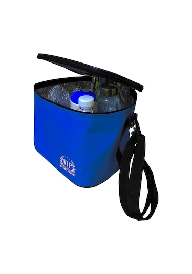 Vip Soğutucu Termos Çanta 11 L Plaj Tipi Buzluk Termos Mavi