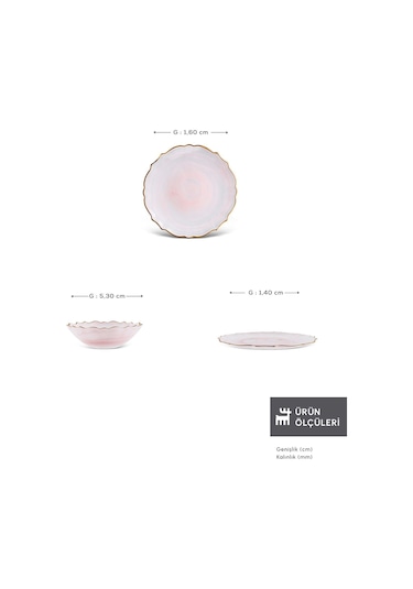 Karaca  Icequeen 18 Parça 6 Kişilik Yemek Takımı