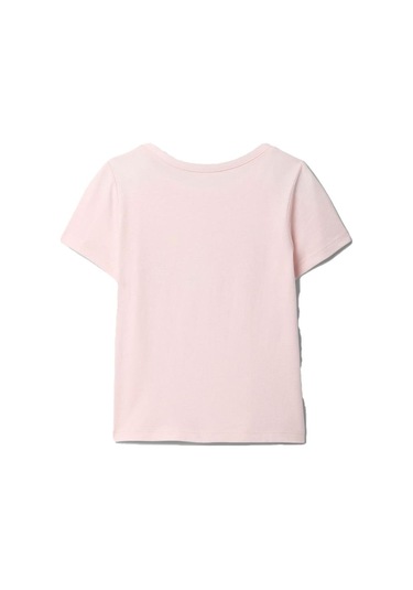 Gap Logo Grafikli T-shirt - 710283-10021 Pembe