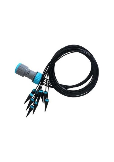 Pazly Otomatik 10 Başlıklı 1.6 Metre Damla Sulama Borusu Bahçe Sulama Sistemi Spreyi