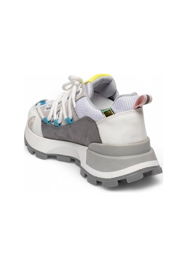 Celira Beyaz Multi Süet Cilt Bağcıklı Spor Ayakkabı Beyaz Celira Beyaz Multi Süet Cilt Bağcıklı Spor Ayakkabı Beyaz