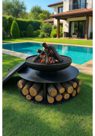 Fbt Ateş Çukuru ,bahçe Şöminesi,mangal Kapak Dahil Diğer