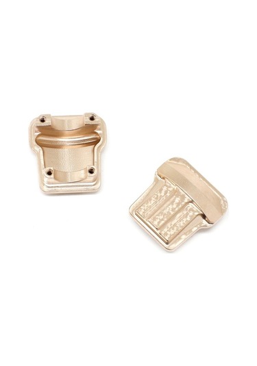 Novahub Traxxas 1/18 Trx-4m İçin Dayanıklı Pirinç Aks Mili Kapağı - Altın Renk, 20x20x16mm, Yükseltme Parçası