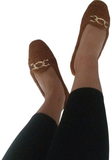 Kadın Ev Ayakkabısı Taba Kahve Kahverengi