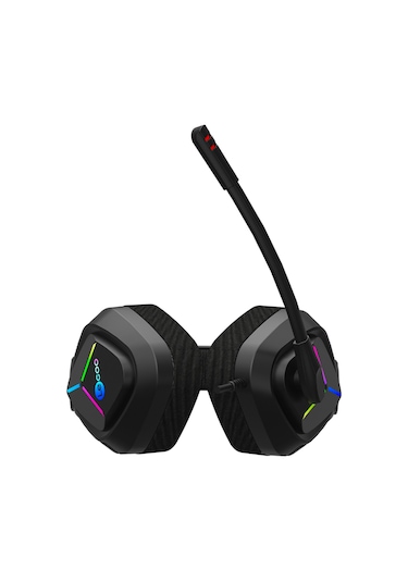 Lecoo HT406 3.5mm Jack + USB Kablolu RGB Kulak Üstü Gaming Kulaklık
