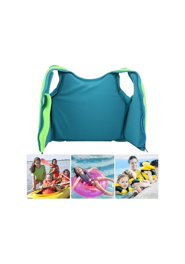 Çocuk Neopren Kayak Gömleği Yüzdürme Yeşil