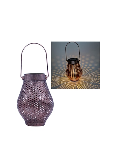 Homyl Yard Ağacı Avlu Çit Bahçe Için Led Asılı Güneş Fener Açık Mor