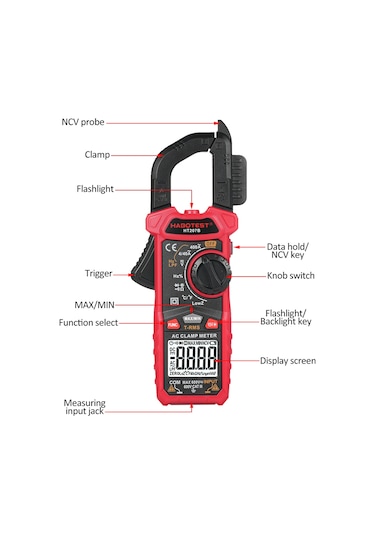 Habotest Ht207b 4000 Sayım Dijital Pens Metre Multimetre