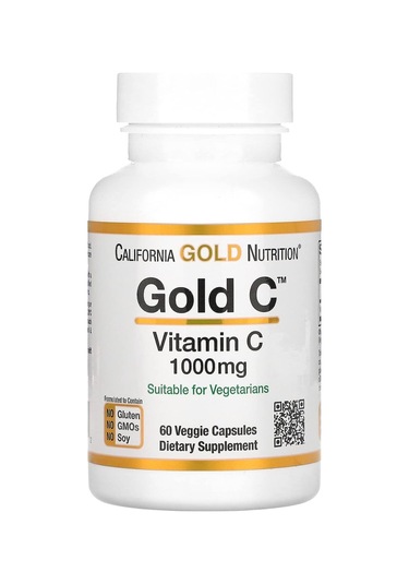 California Gold Nutrition Gold C Vitamin C 1000 Mg 60 Kapsül